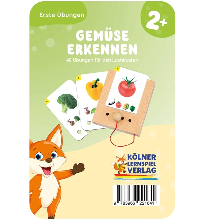 Kölner Lernspielverlag Erste Übungen - Gemüse erkennen (ab 2 Jahre+)