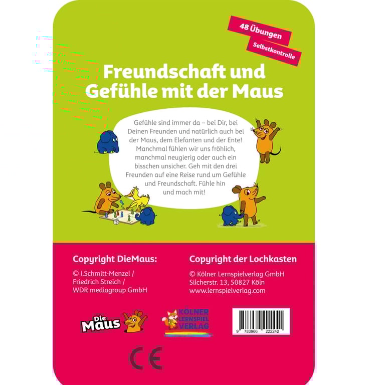 Kölner Lernspielverlag - Freundschaft und Gefühle mit der Maus (5-6 Jahre+)