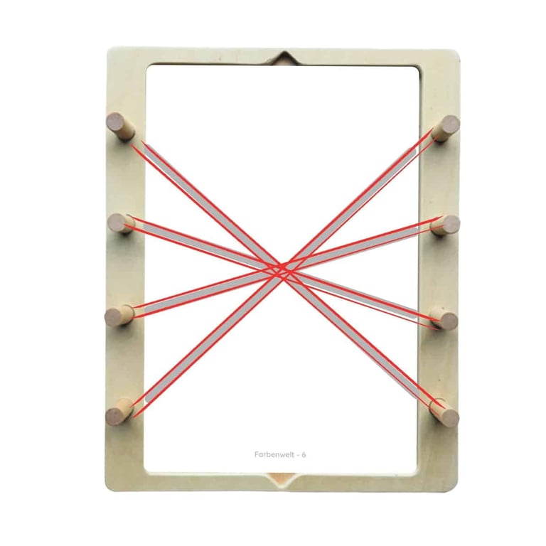 Kölner Lernspielverlag Lemo Holzrahmen inkl. Gummibänder 1