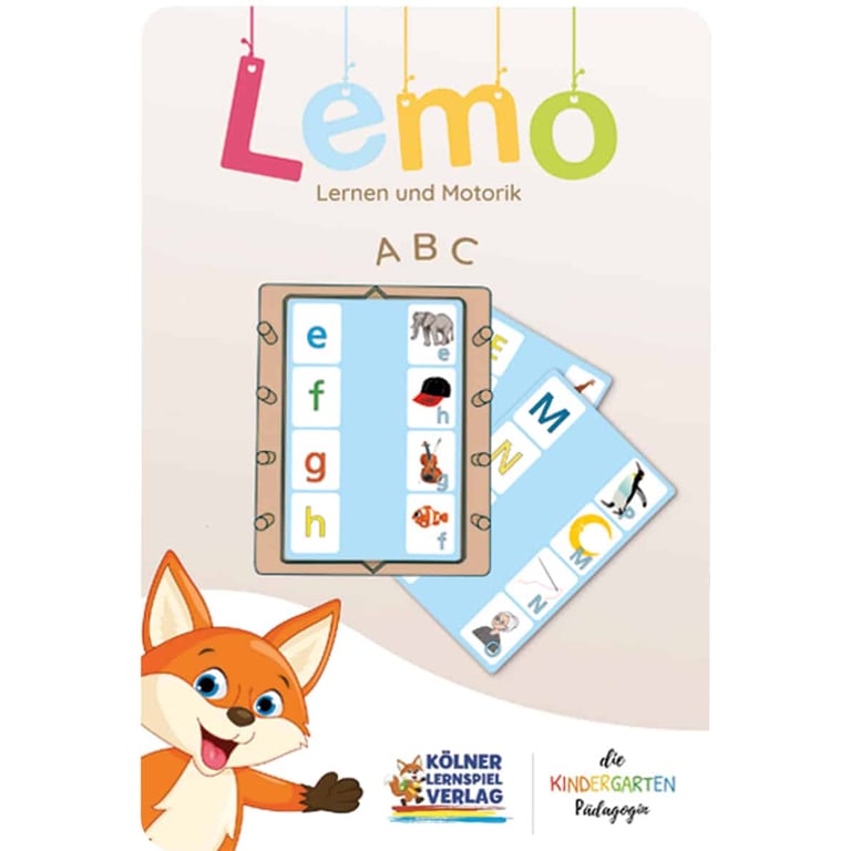Kölner Lernspielverlag Lemo Kartensatz ABC (ab 5 Jahren)