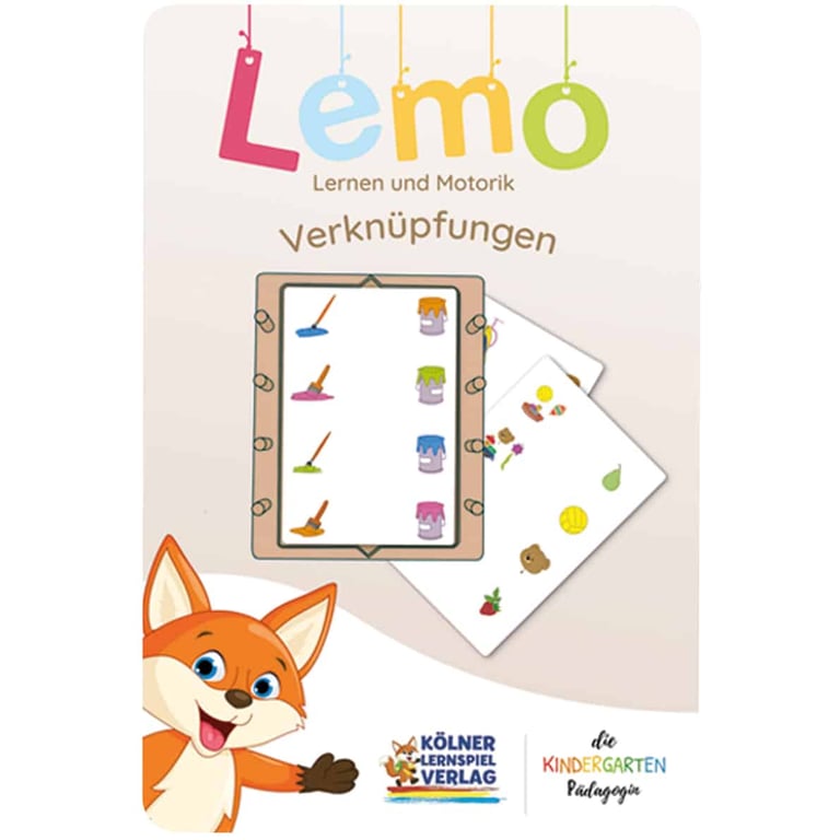 Kölner Lernspielverlag Lemo Kartensatz Verknüpfungen (ab 4 Jahren)