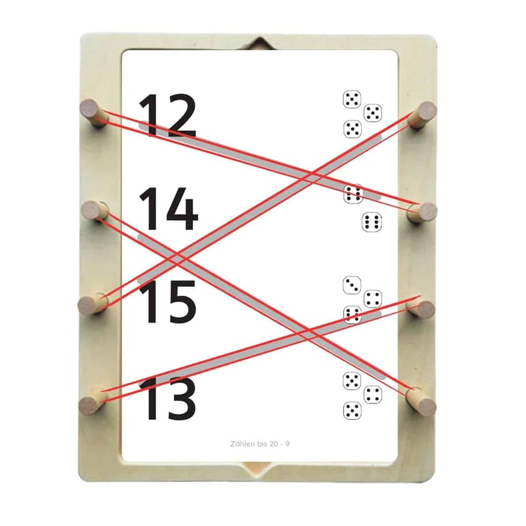 Kölner Lernspielverlag Lemo Kartensatz Zählen bis 20 (ab 5 Jahren) 1