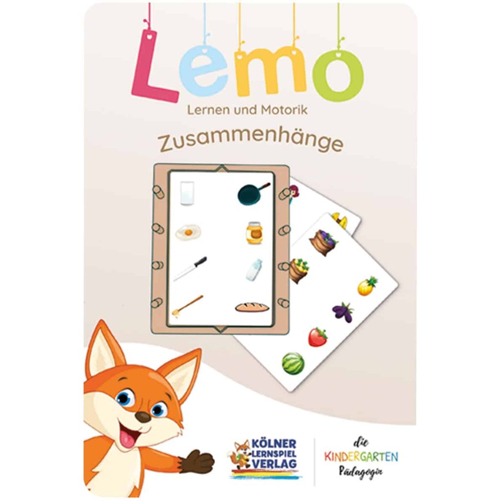 Kölner Lernspielverlag Lemo Kartensatz Zusammenhänge (ab 4 Jahren)