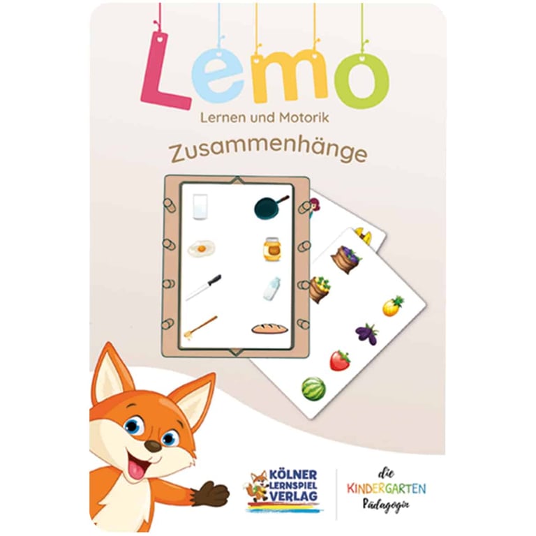 Kölner Lernspielverlag Lemo Kartensatz Zusammenhänge (ab 4 Jahren)