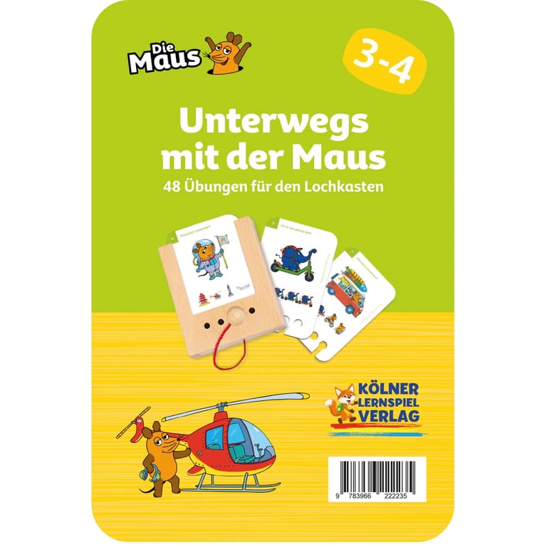 Kölner Lernspielverlag Unterwegs mit der Maus (3-4 Jahre+)