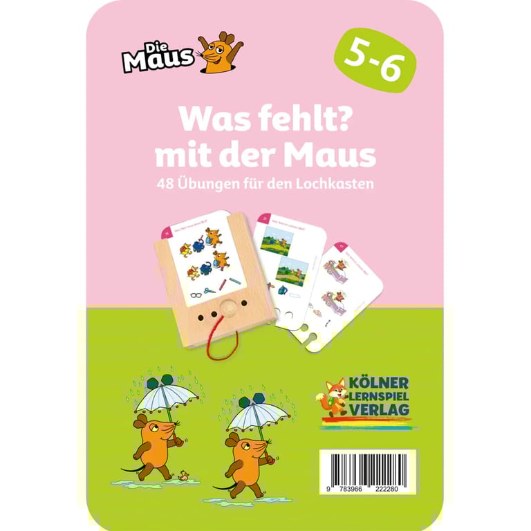 Kölner Lernspielverlag Was fehlt? Mit der Maus (5-6 Jahre+)