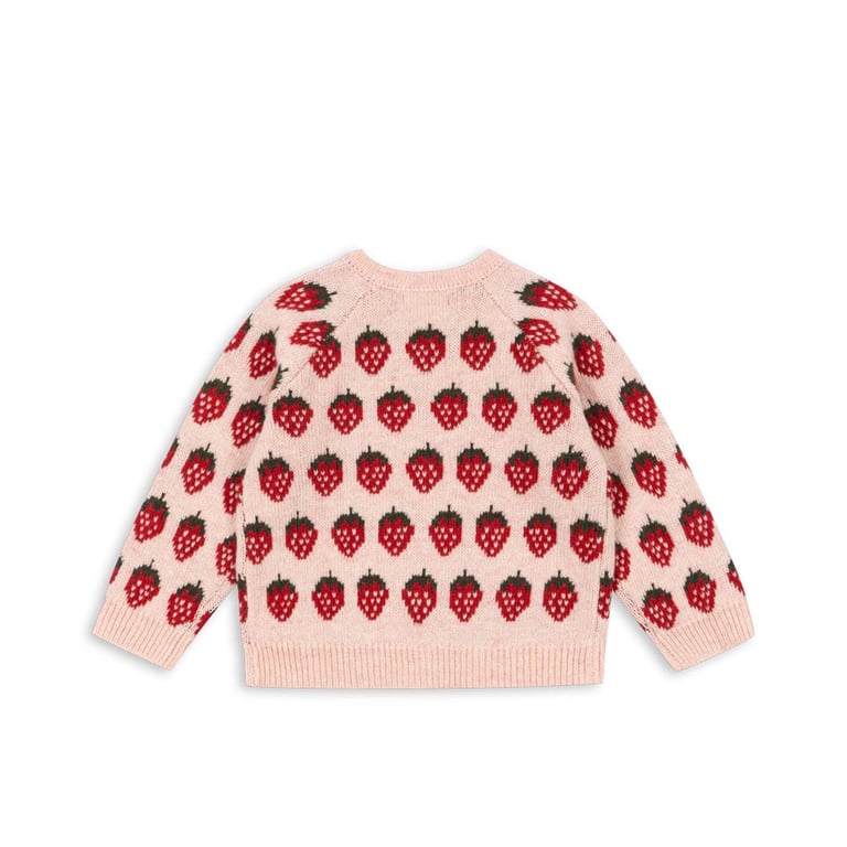 Konges Sløjd Cardigan Strickjacke Belou, strawberry 1