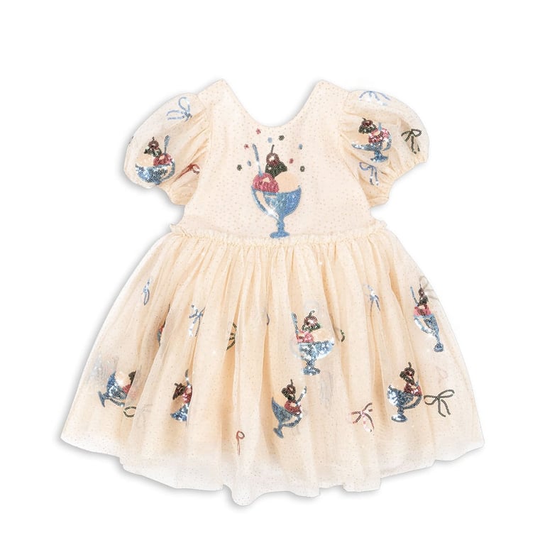 Konges Sløjd Kleid Yvonne Puff Dress, Gelato