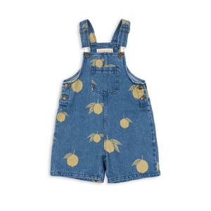 Konges Sløjd Kurze Latzhose Magot, Lemon Denim