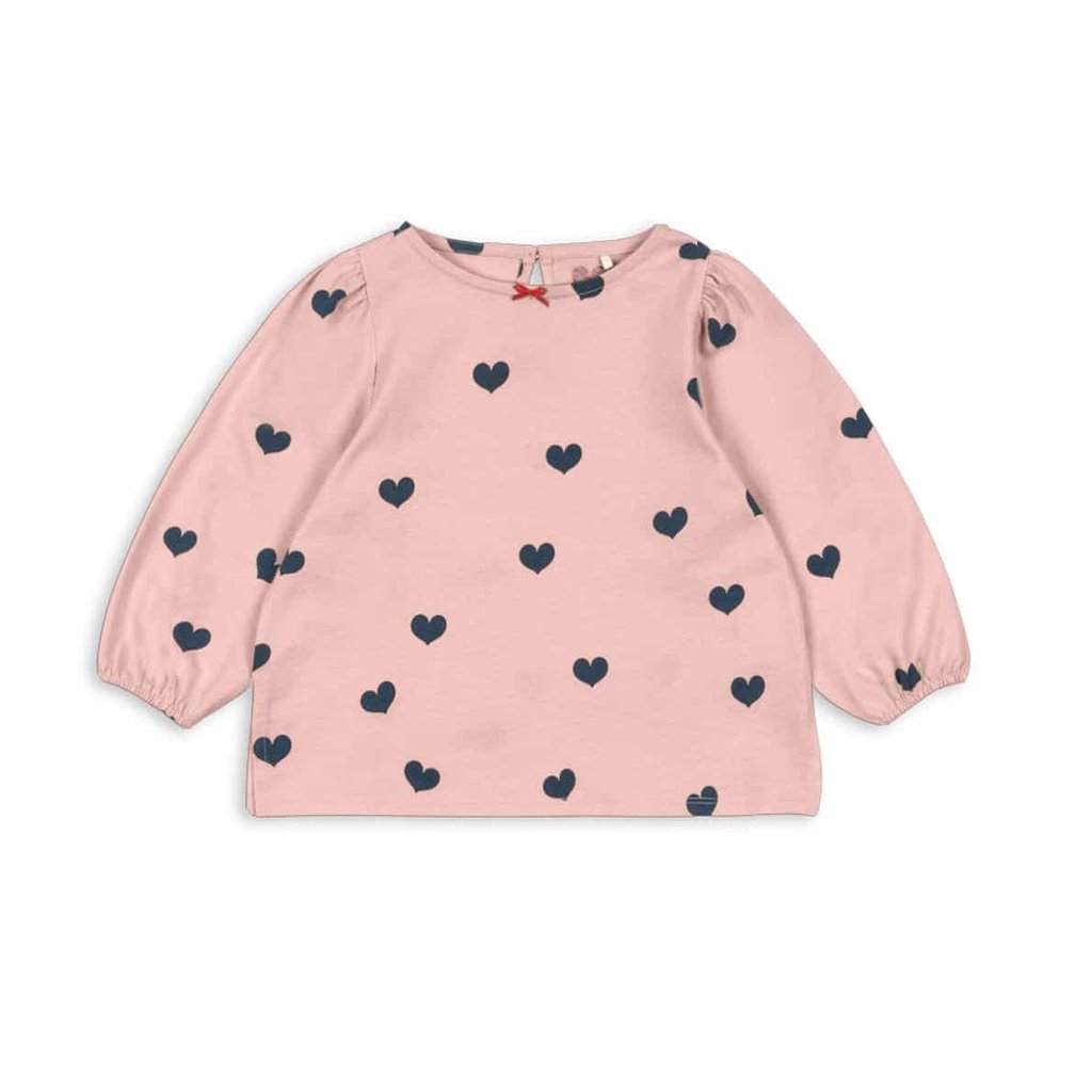 Konges Sløjd Langarm-Shirt Drey Slit, Cuore Tricolore