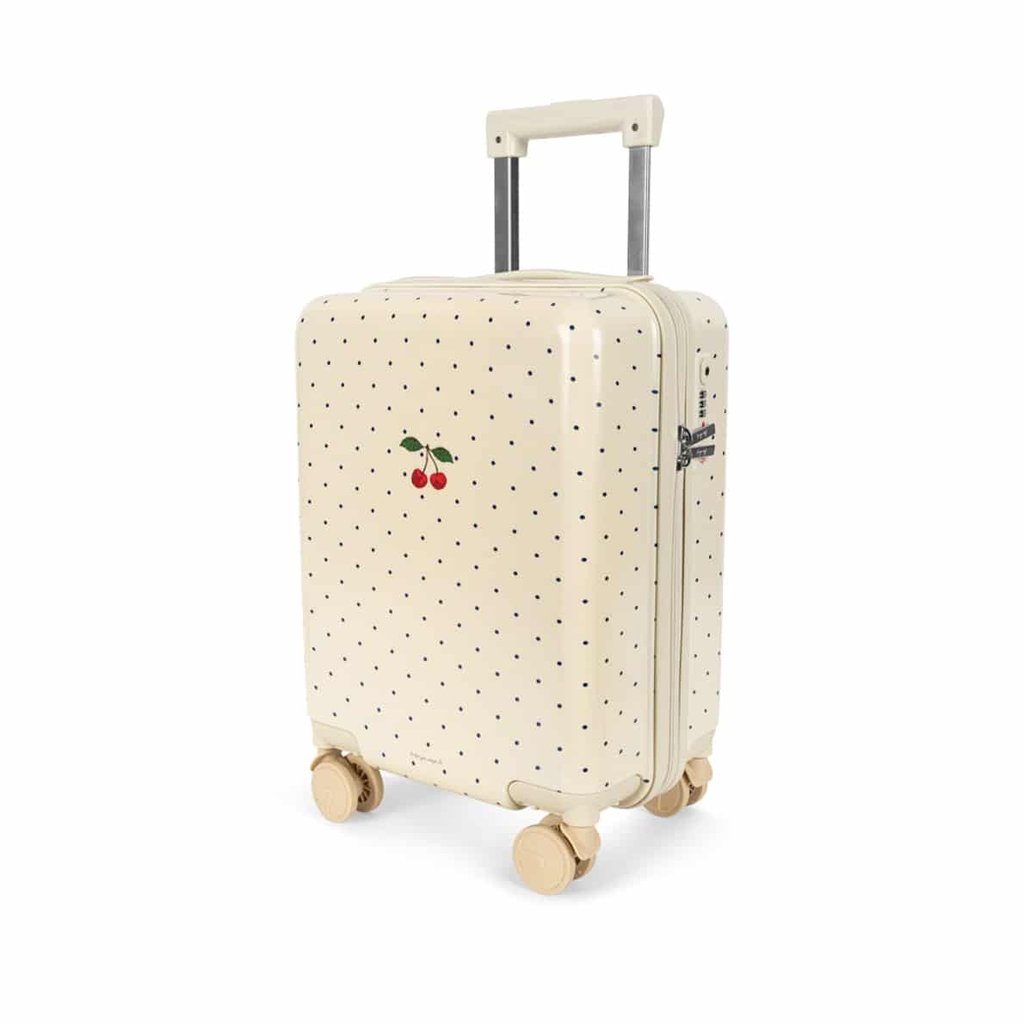 Konges Sløjd Reise Koffer für Kinder, navy dots