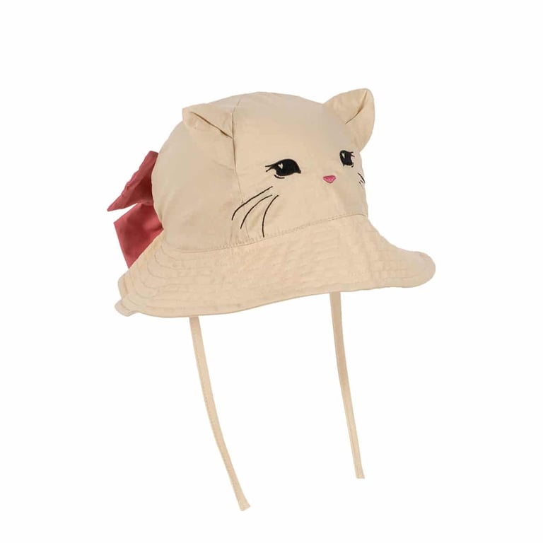 Konges Sløjd Sonnenhut Verena Bow Kitty, creme brulee