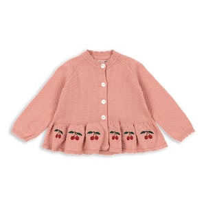 Konges Sløjd Strick Cardiganjacke Cypres, Rosette