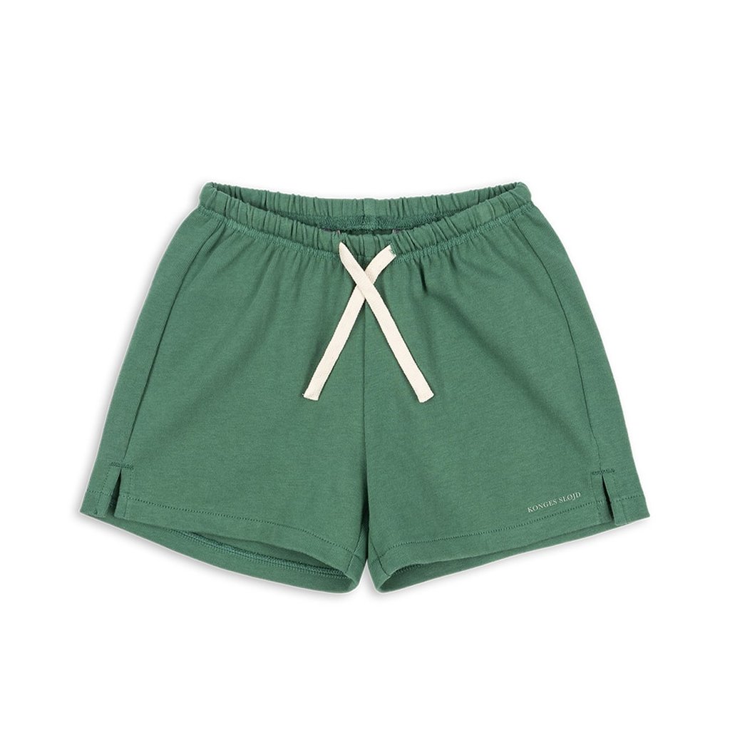 Konges Sløjd Sweat-Shorts Spotty, dark ivy