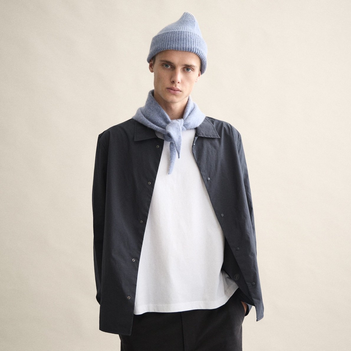 Le Bonnet Bandana washed denim 1