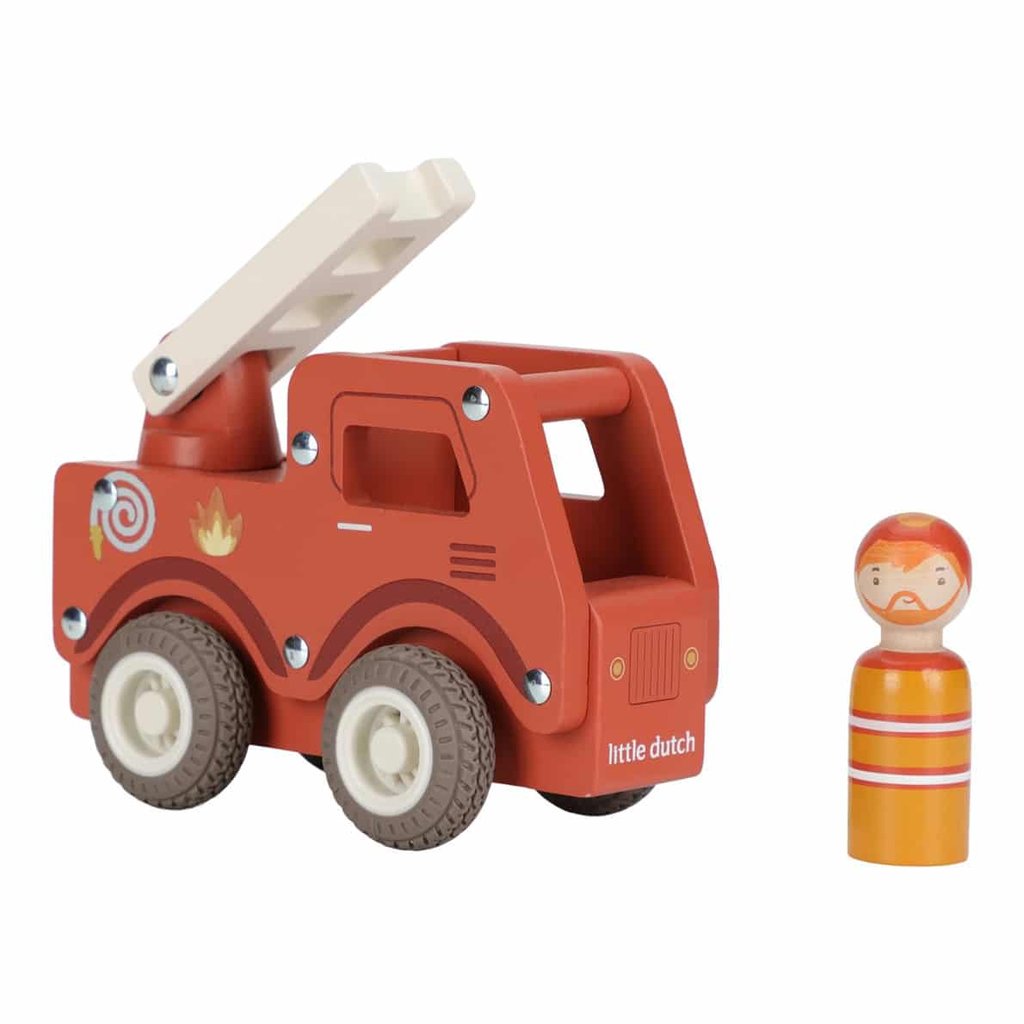 Little Dutch Holz Feuerwehrauto FSC