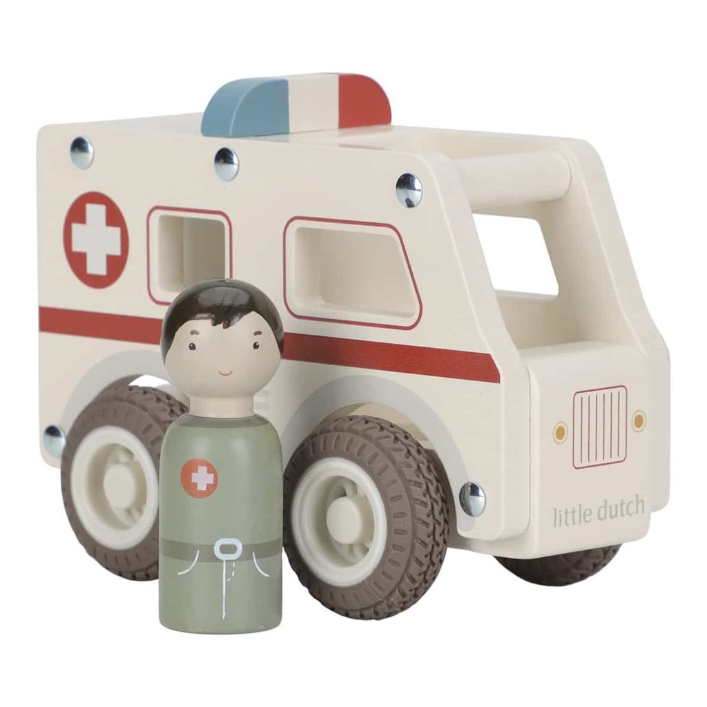 Little Dutch Holz Krankenwagen FSC