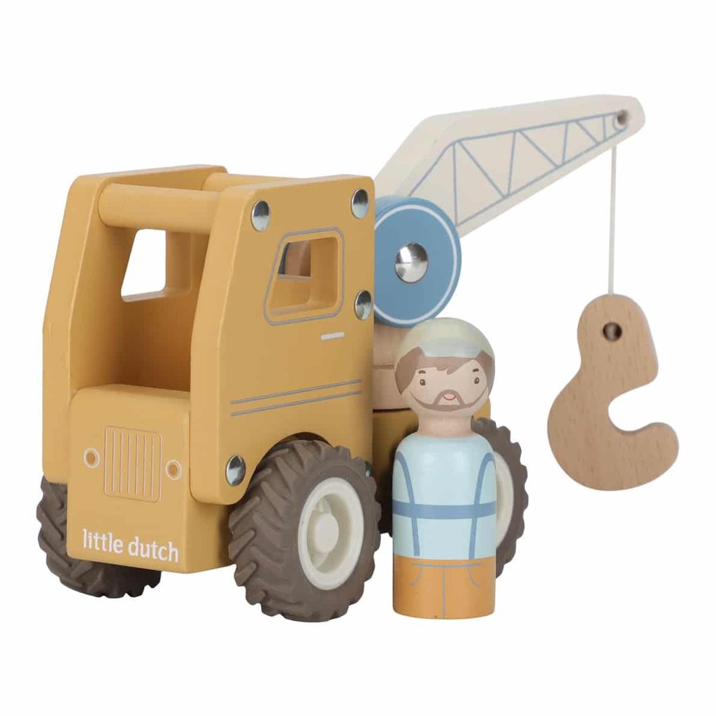 Little Dutch Holz Kranwagen FSC