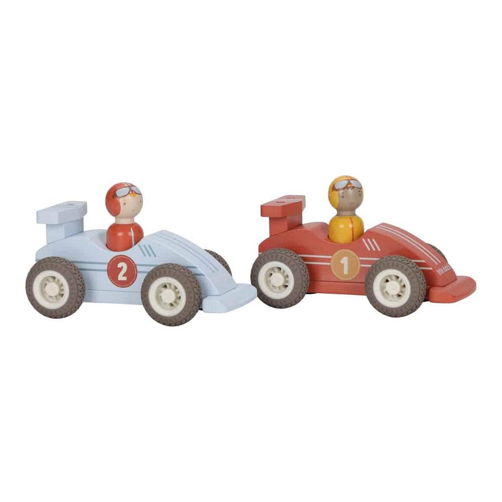 Little Dutch Rennwagen Rückzieh-Auto FSC