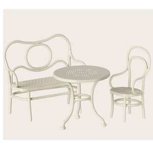 Maileg Café-Set, Maus, Klein - Cremefarben