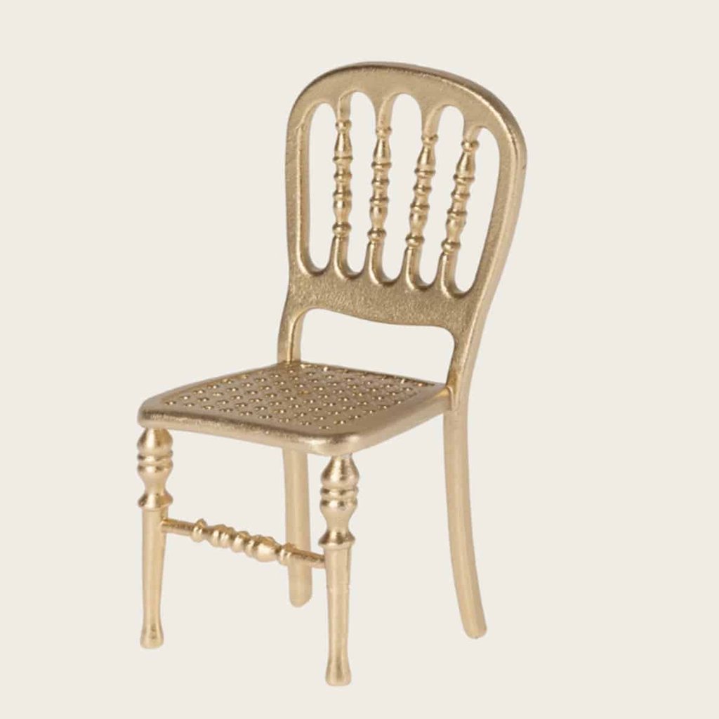 Maileg Stuhl Maus, Gold