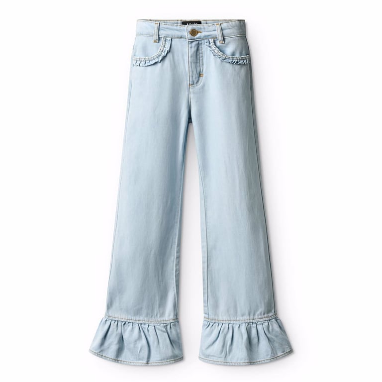 Molo Jeanshose Amara, Bleached Drapy