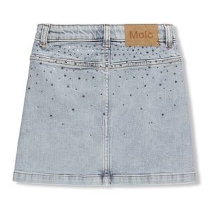 Molo Jeansrock Bera, Rhinestone Denim