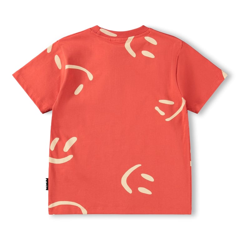 Molo T-Shirt Riley, Big Smiles Red 1