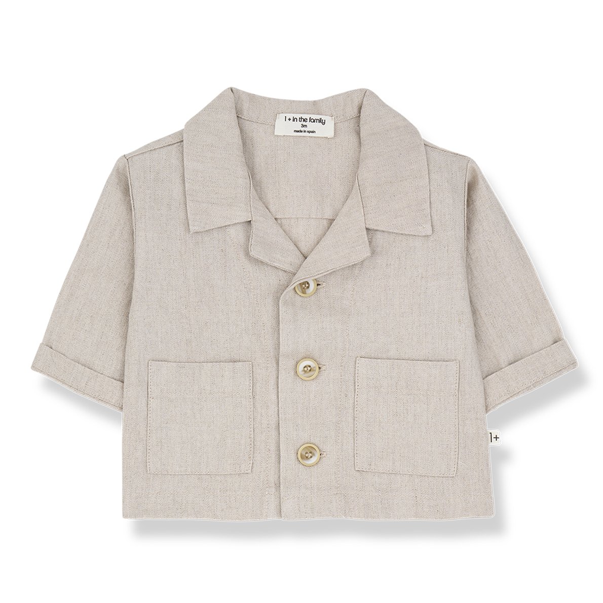 1+ in the family Jacke Peratallada, beige