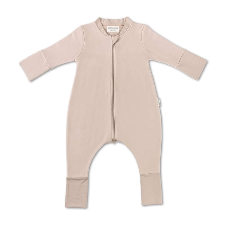 Hofbrucker Baby Schlafsack mit Füßen Milo, taupe