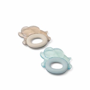 Liewood Cooling Teether Rita Elephant 2er-Pack, Sandy/ Dove blue