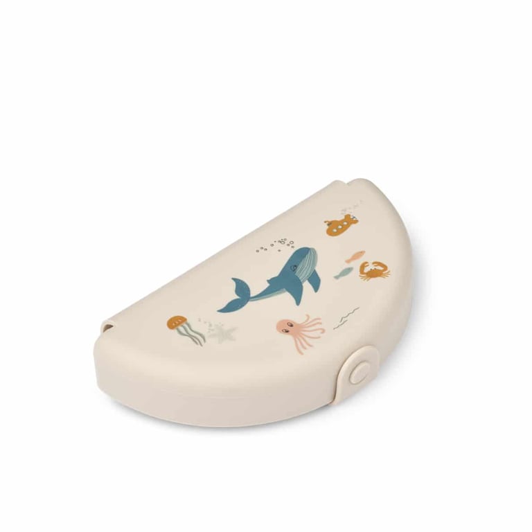 Liewood Faltbare Snack Box Eugene, Sea creature/ Sandy