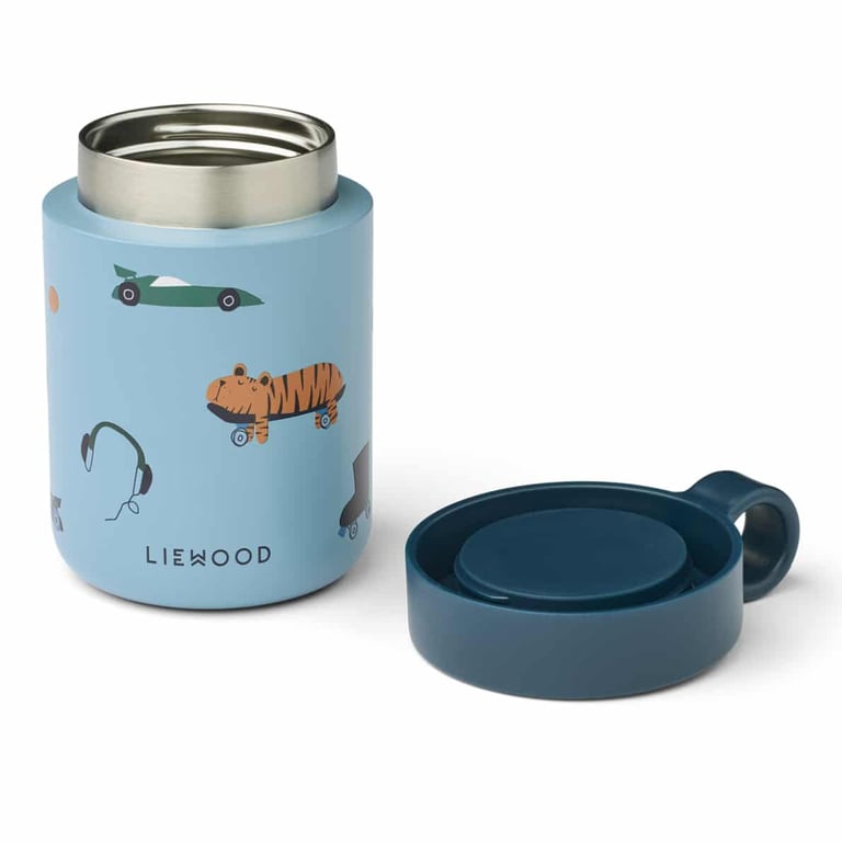Liewood Food Jar Kiani Fun/ Beach blue 1