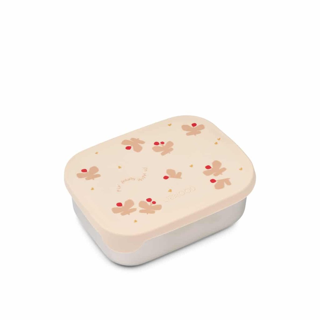 Liewood Lunchbox Arthur, Butterfly/ Apple blossom