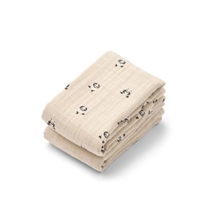 Liewood Musselintuch Lewis 2er Pack, Mini panda/ Sandy mix