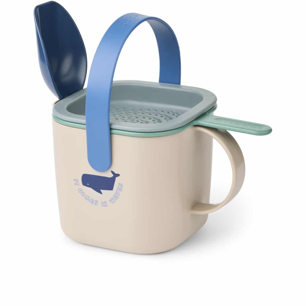Liewood Sand Set Roald, Shark/ Dove blue