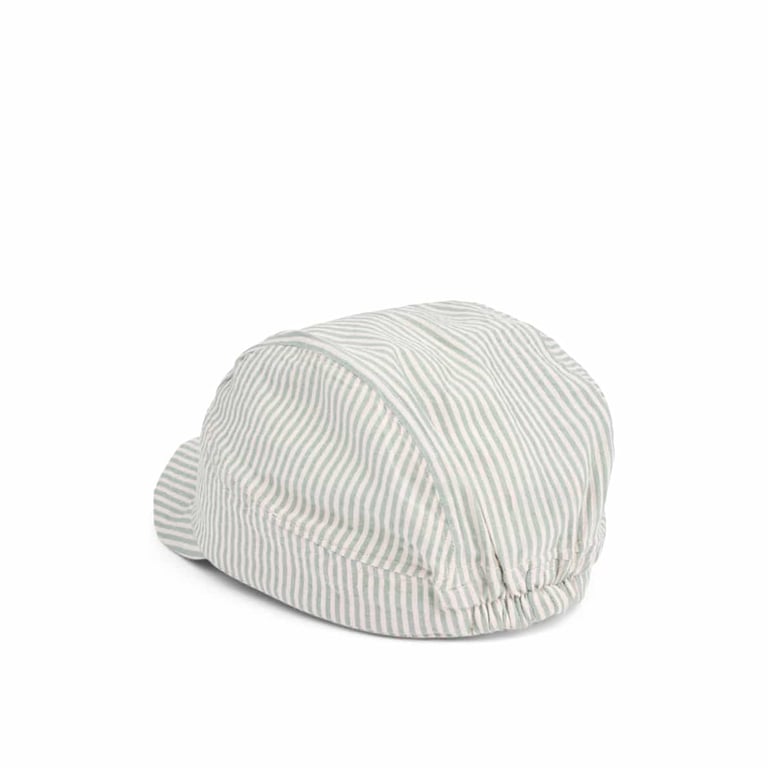 Liewood Sonnen-Cap Soft Seersucker Theon, Peppermint/ Sandy 1