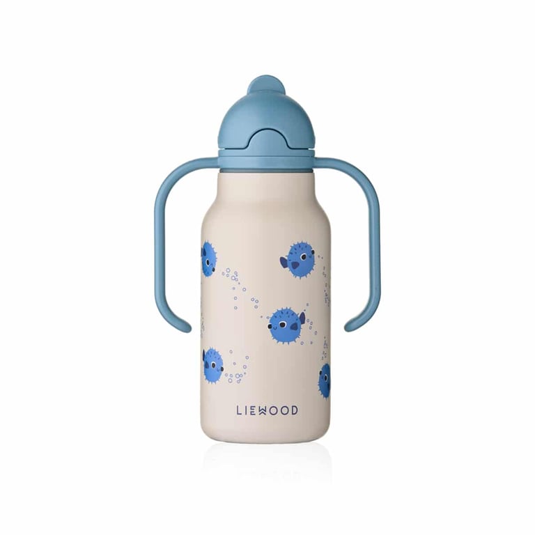 Liewood Wasserflasche Kimmie 250 ml, Pufferfish/ Sandy