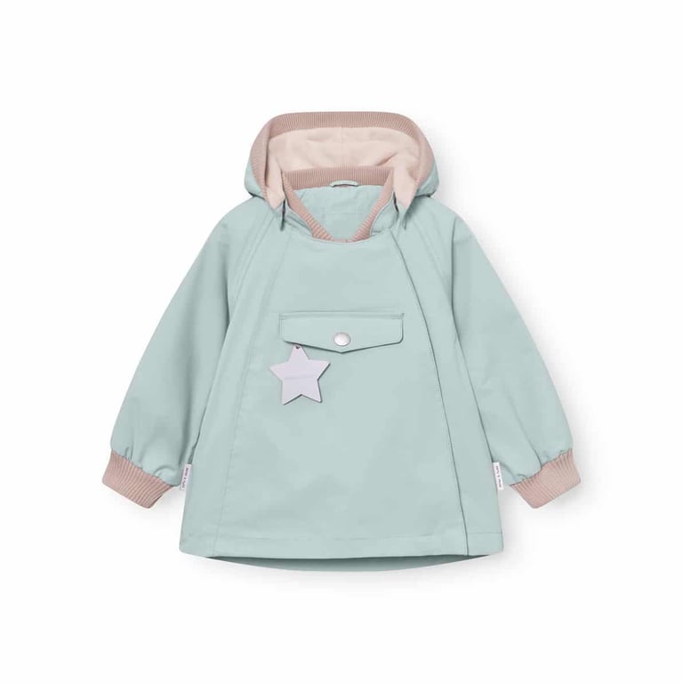 Mini a ture Spring Jacke Matwai Fleece gefüttert, Cloud blue