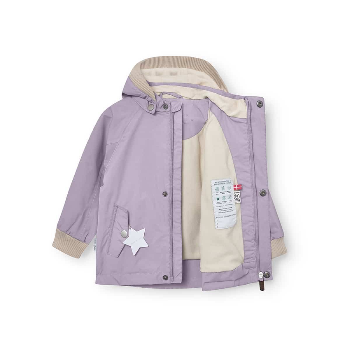 Mini a ture Spring Jacke Matwally Fleece gefüttert, Minimal lilac 2