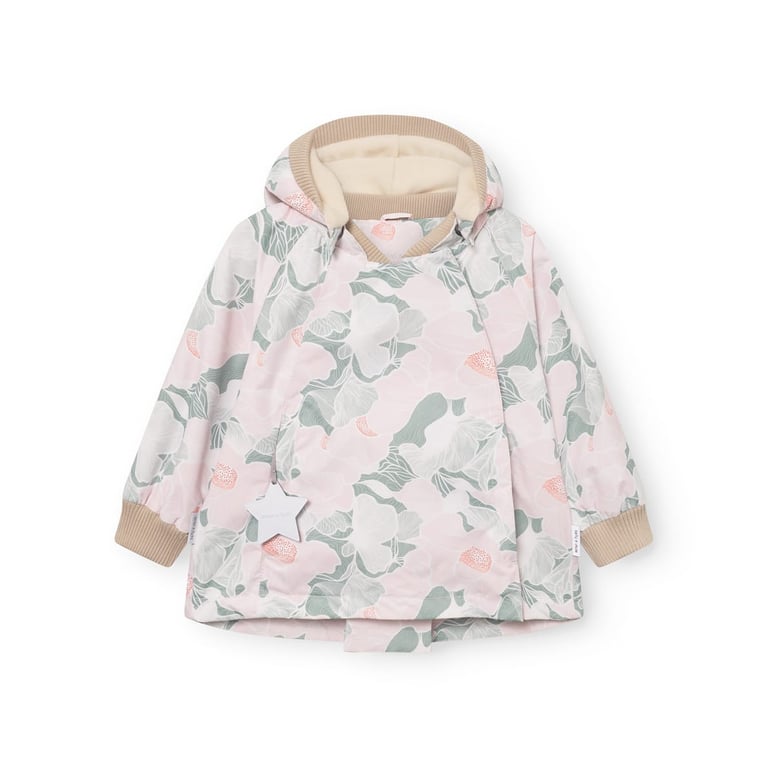 Mini a ture Spring Jacke Matwiami Fleece gefüttert, Print petal topography