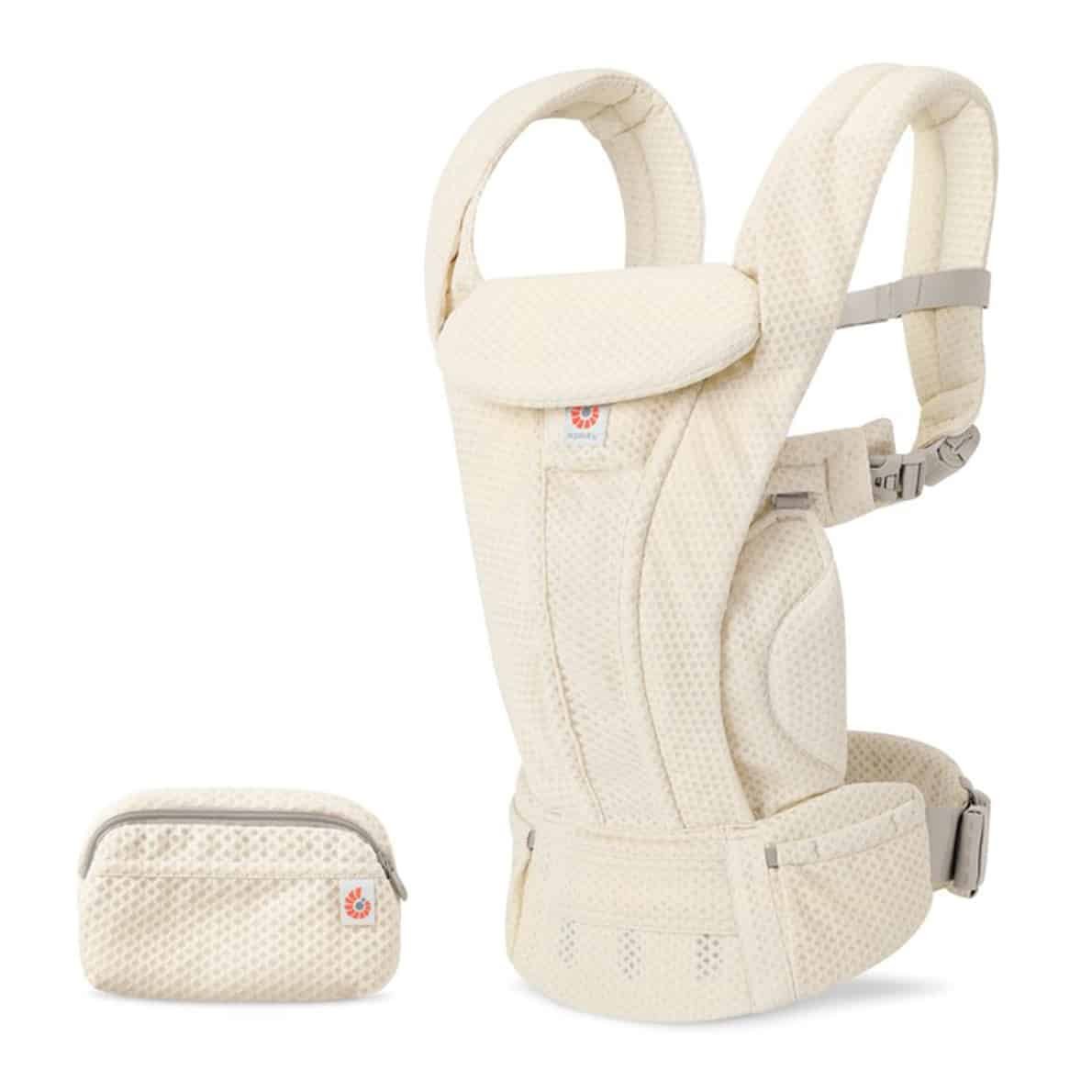 Ergobaby Mesh Omni Deluxe Babytrage, Natural Beige