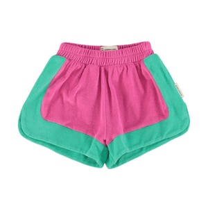Piupiuchick Shorts, fuchsia & green