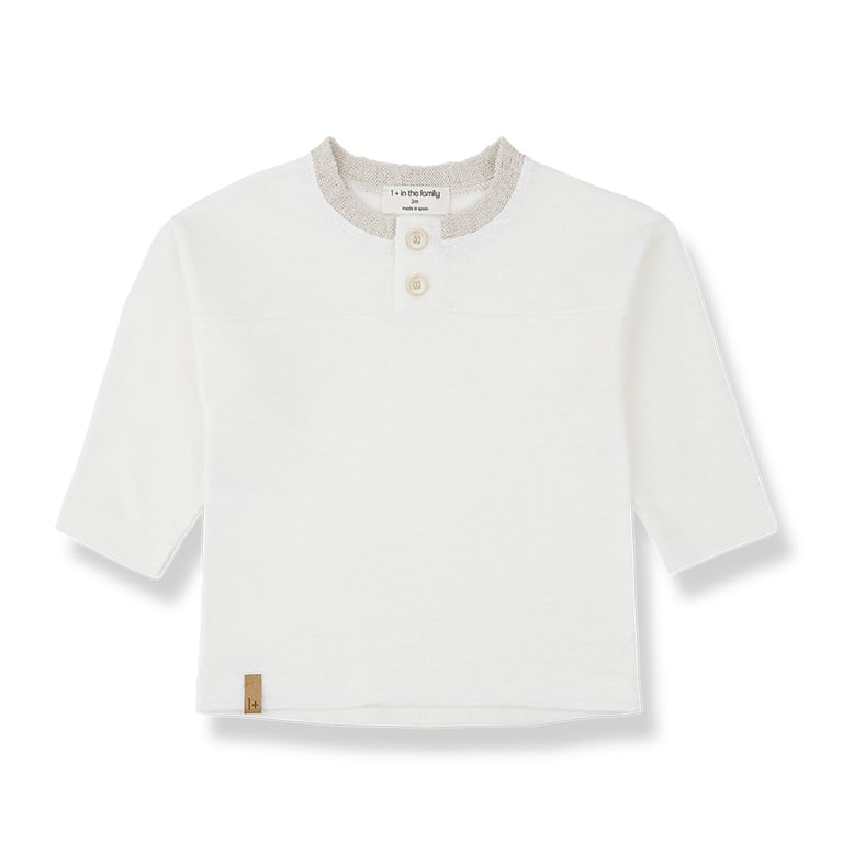 1+ in the family Langarm-Shirt Darnius, off-white