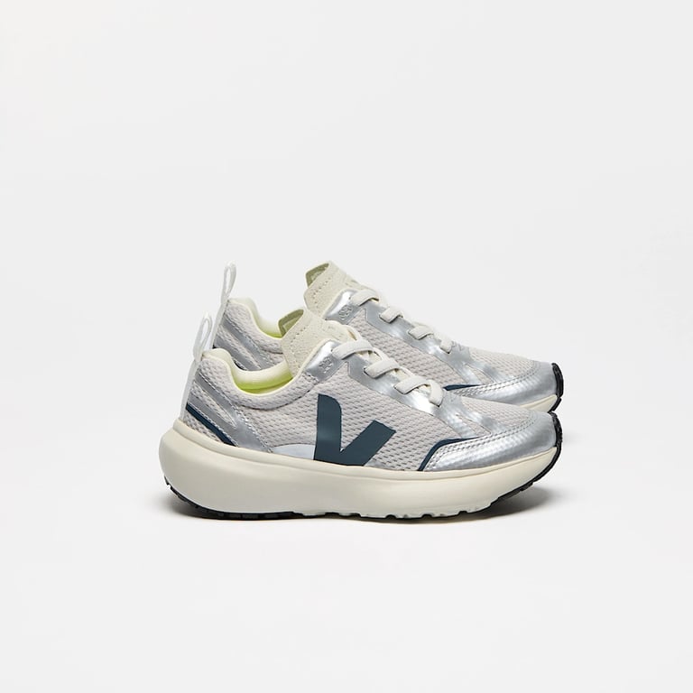 Veja Kinderschuhe Canary Alveomesh, Light Grey California Silver