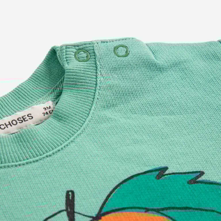Bobo Choses Sweatshirt Tangerine, green 1