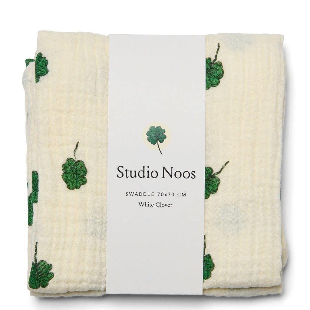 Studio Noos Swaddle White Clover (70 x 70 cm)