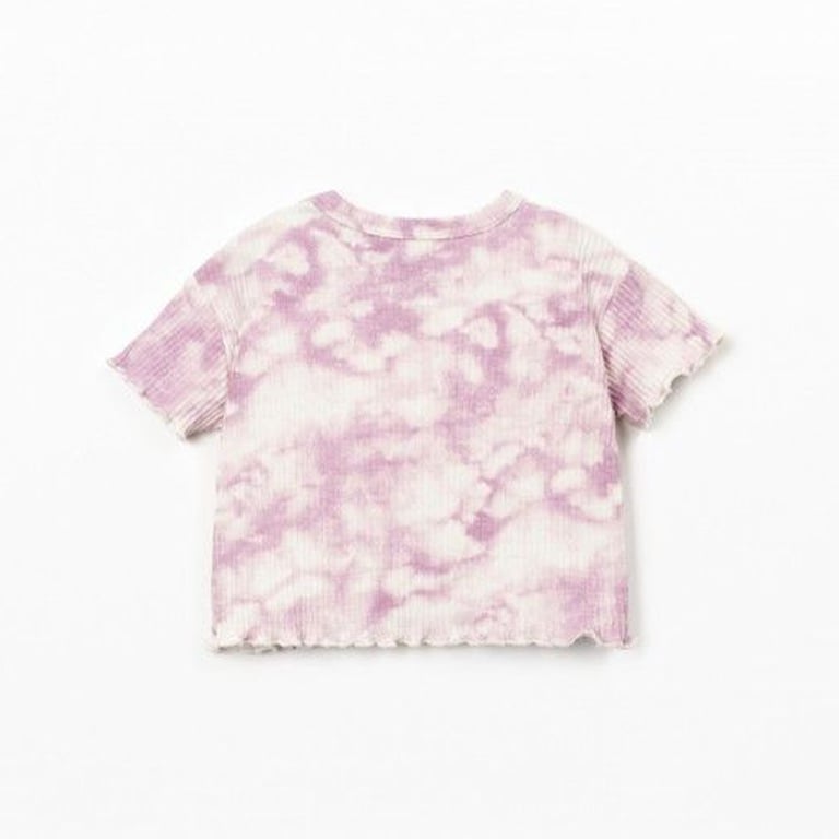 Play up T-Shirt RIB Printed, Tie Dye Sculpture