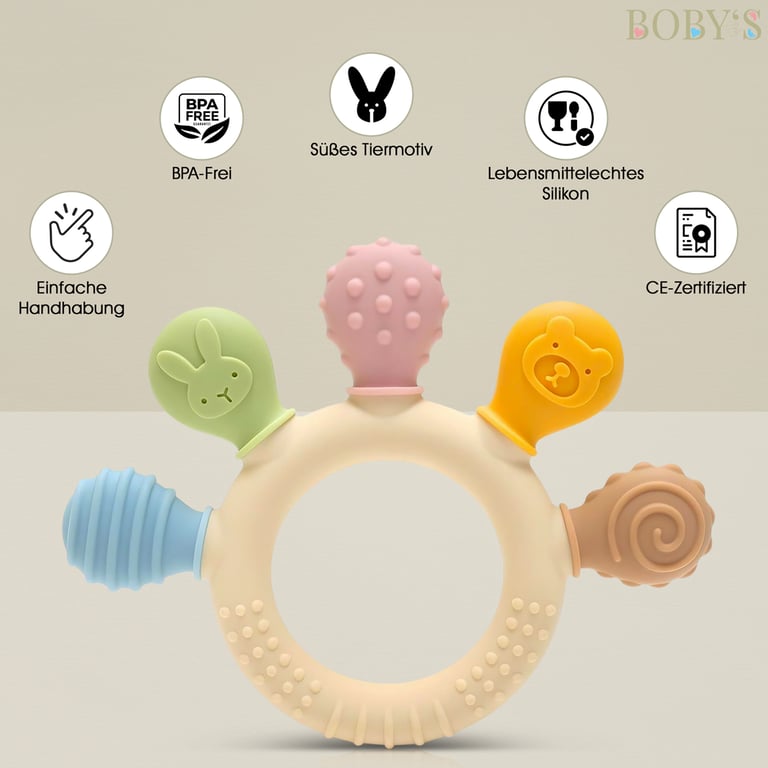 Boby's Beißring-Greifling-Zahnungshilfe 1