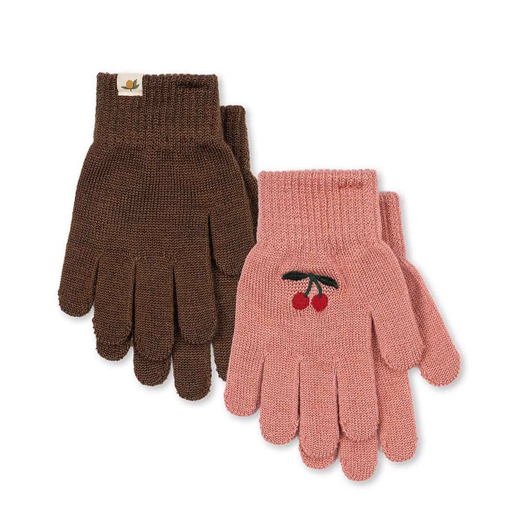 Konges Sløjd Fingerhandschuhe Filla Sorbet (2er Pack)